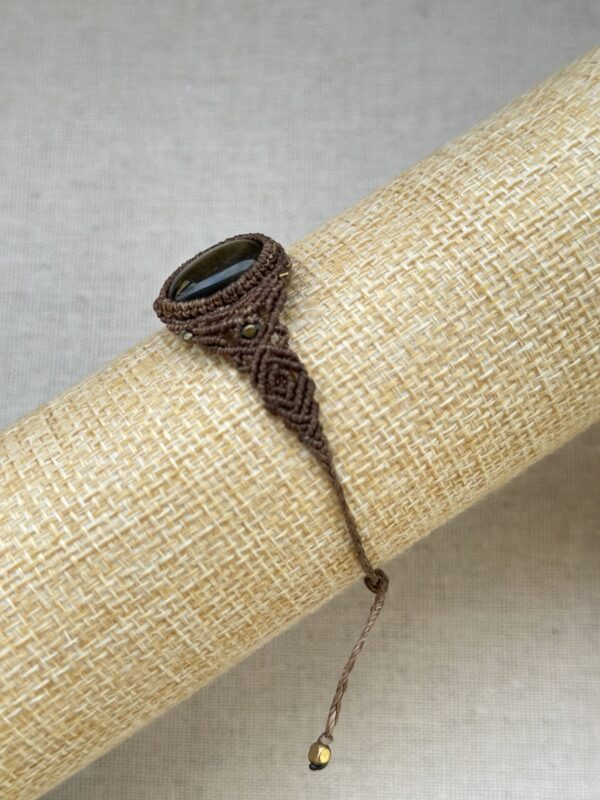 Gold obsidian bracelet - Image 2