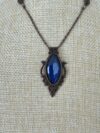 Deep Blue Flash Labradorite Necklace - Image 5