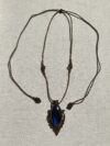 Deep Blue Flash Labradorite Necklace - Image 4