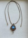 Silver-Blue Labradorite Necklace - Image 3