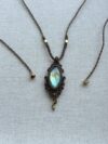 Tri-Color Flash Labradorite Necklace - Image 6