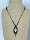 Tri-Color Flash Labradorite Necklace - Image 5