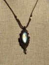 Tri-Color Flash Labradorite Necklace - Image 2