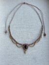 Garnet Macrame Choker - Image 2