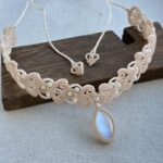 Moonstone Choker Necklace