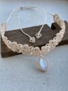 Moonstone Choker Necklace