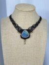 Two-tone Flash Labradorite Chocker Necklace