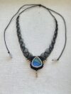 Two-tone Flash Labradorite Chocker Necklace - Image 3