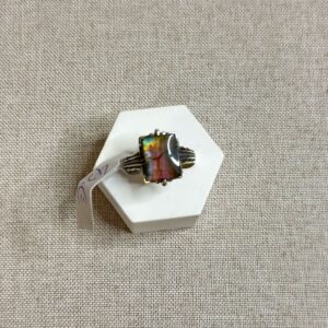 Square Labradorite Ring for Nicole