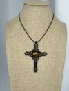 Tiger’s Eye Cross Necklace - Image 5
