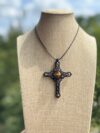 Tiger’s Eye Cross Necklace - Image 4