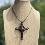 Tiger’s Eye Cross Necklace