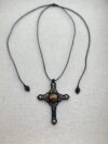 Tiger’s Eye Cross Necklace - Image 3