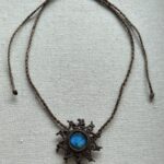 Blue Labradorite Sun Necklace