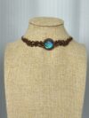 Blue Flash Labradorite Choker Necklace - Image 4