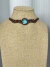 Blue Flash Labradorite Choker Necklace