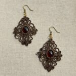 Garnet Earring
