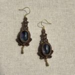 Blue Fluorite Earring