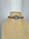 Blue Green Flash Labradorite Choker Necklace - Image 4