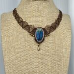 Blue Labradorite Choker Necklace