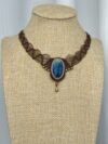Blue Labradorite Choker Necklace
