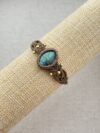 Blue-Green Glow Labradorite Bracelet