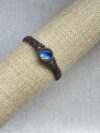 Golden and Blue Flash Labradorite Bracelet