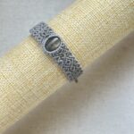 Silver Obsidian Bracelet