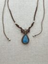 Blue Flash Labradorite Necklace - Image 4