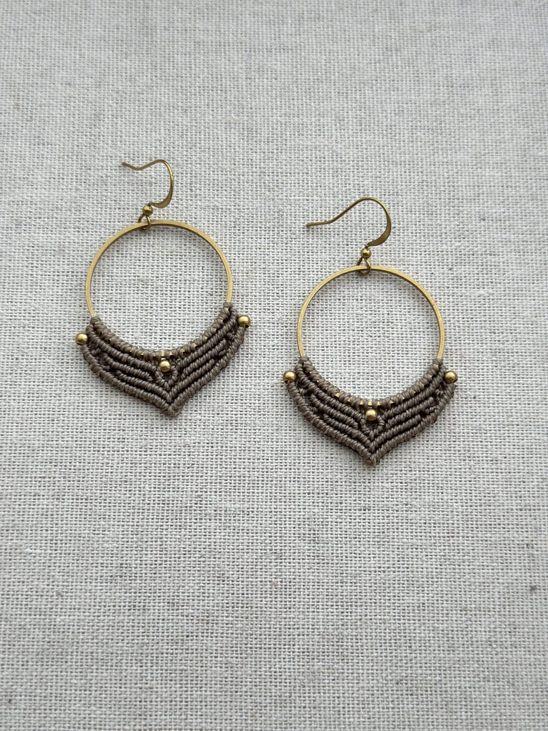 img_1797 Macramé Earring - Image 1