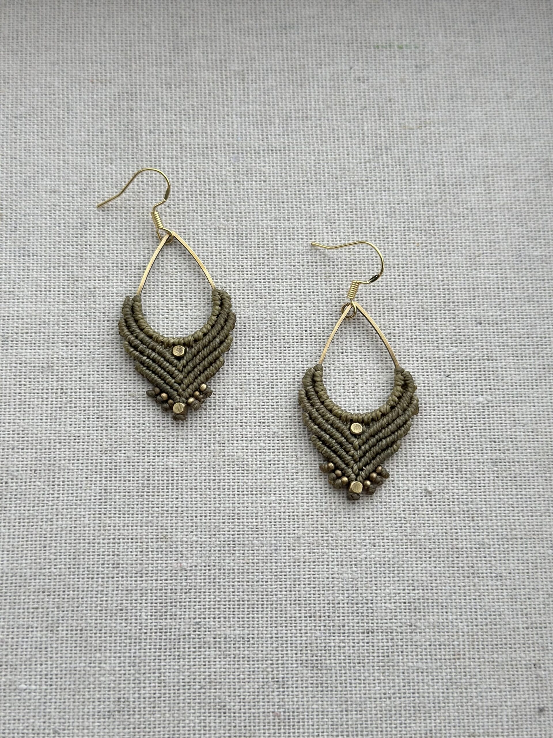 img_1799 Macramé Earring - Image 1