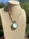 Summer Vibe Green Labradorite Pandent Necklace - Image 6