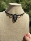 Pink Purple Flash Labradorite Choker Necklace - Image 5