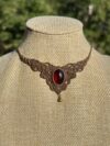 Garnet Choker Necklace