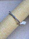 Blue Labradorite Bracelet with Grey Cord - Image 3
