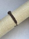 Amethyst Bracelet with Brown Cord - Image 2