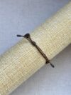 Amethyst Bracelet with Brown Cord - Image 3