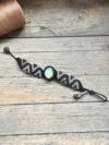 Shadow Line Blue-Green Labradorite Bracelet