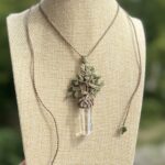 Tree of Life Pandent with Clear Quartz Point