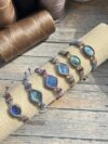 Stormlight Blue-Green Flash Labradorite Bracelet - Image 3