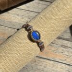 Midnight Ember Deep Blue Labradorite Bracelet