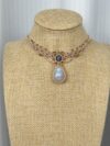 Rainbow Moonstone Choker
