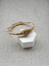 Labradorite Eye-Shaped Wire-Wrapped Bracelet - Image 2