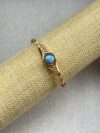 Labradorite Eye-Shaped Wire-Wrapped Bracelet - Image 3
