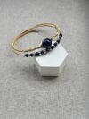 Lapis Lazuli Wire-Wrapped Bracelet