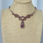 Amethyst Clear Quartz Necklace