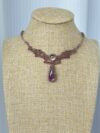 Amethyst Clear Quartz Necklace