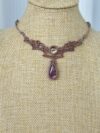 Amethyst Clear Quartz Necklace - Image 2