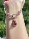 Amethyst Clear Quartz Necklace - Image 3