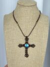 Labradorite Cross Necklace - Image 3